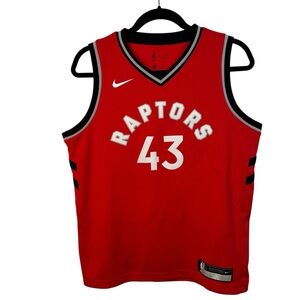 Nike Raptors Siakam 43 Jersey Red NBA Basketball Streetwear Large
